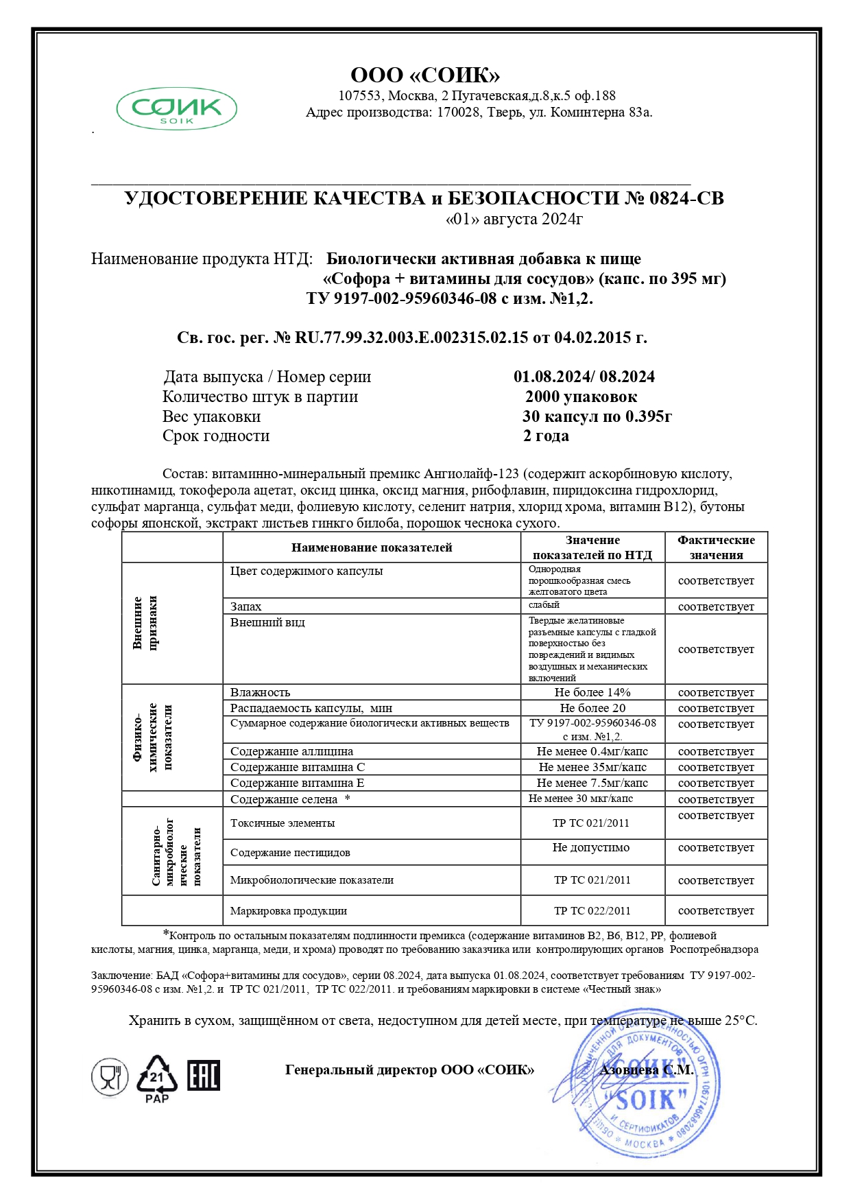 Паспорт №082024
